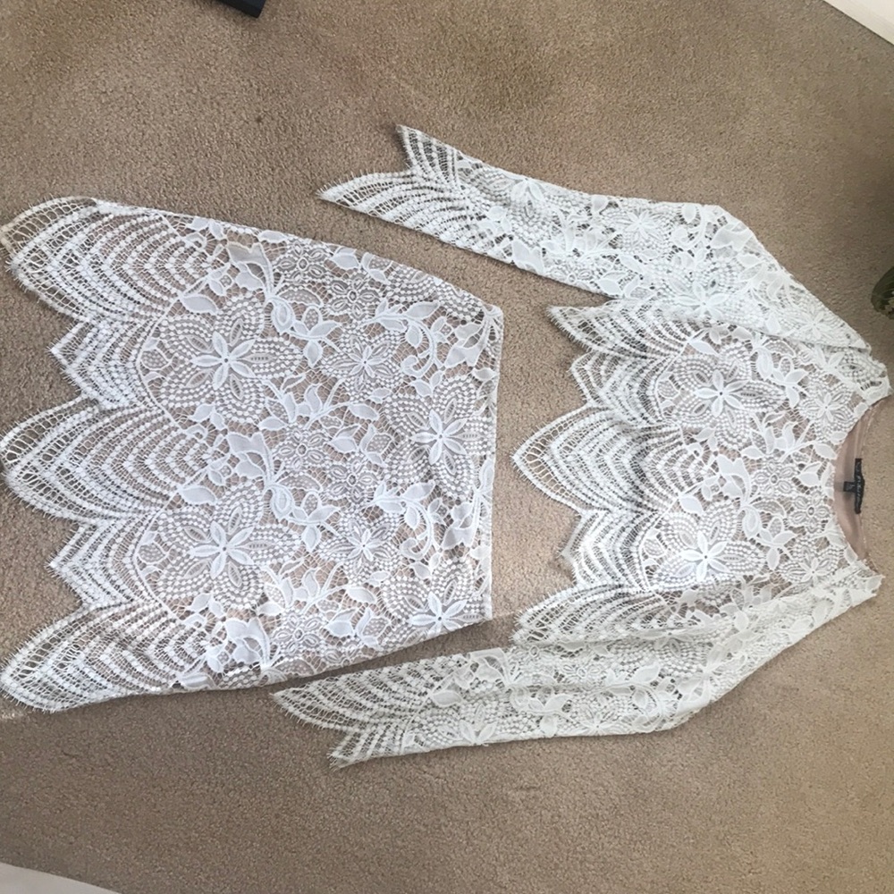 White lace For Love & Lemons Set